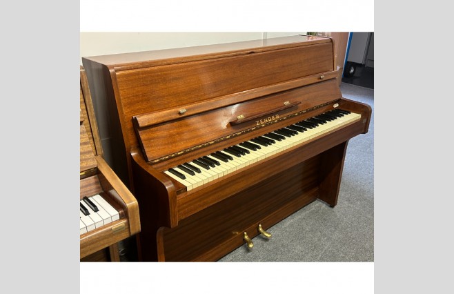 Zender Satin Mahogany Upright Piano, Used - All Inclusive Premium Package (SN:10326) - Image 8